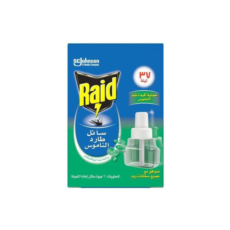 Raid Liquid Mosquito Repellent Refill 41ml غيار ريد 37ليله - الصورة 1